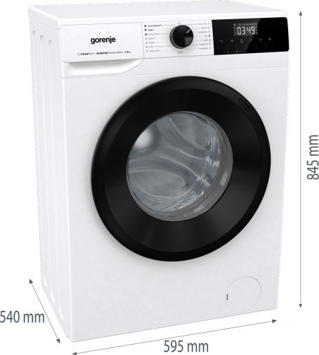 Pralka Gorenje WNHPI94A1PS/PL 9 kg 1400 obr/min | SteamTech | AddClothes | silnik PowerDrive (OUTLET)