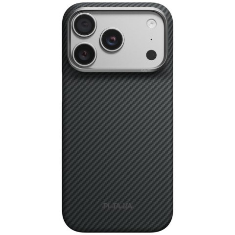 Etui PITAKA Edge Case do iPhone 18 Pro / 17 Pro czarno-szary