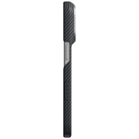 Etui PITAKA Edge Case do iPhone 18 Pro / 17 Pro czarno-szary