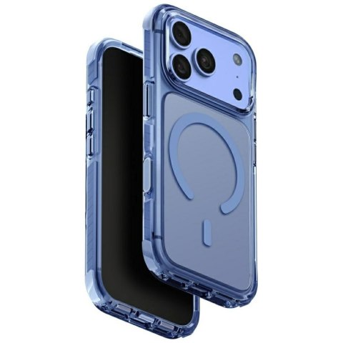 Etui UNIQ Combat do iPhone 18 Pro / 17 Pro Magclick Charging niebieski