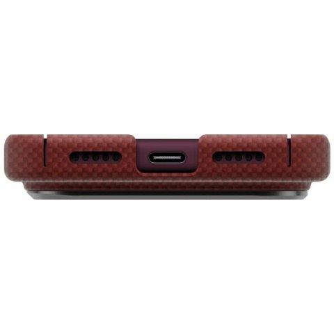 Etui UNIQ Keva EDGE do iPhone 18 Pro / 17 Pro Magclick Charging czerwony