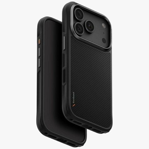 Etui UNIQ Keva do iPhone 18 Pro / 17 Pro Magclick Charging czarny