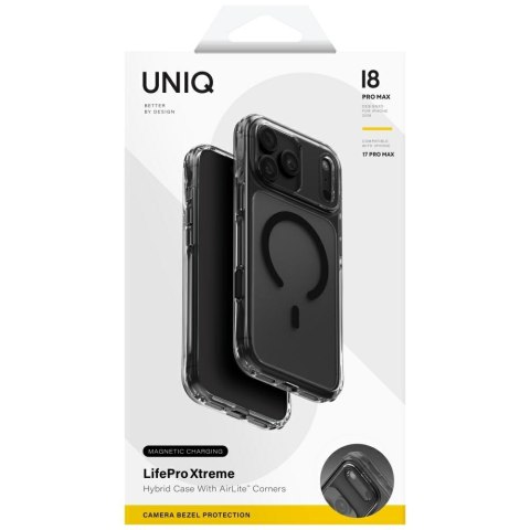 Etui UNIQ LifePro Xtreme do iPhone 18 Pro Max / 17 Pro Max Magclick Charging dymny
