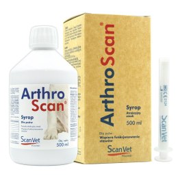 SCANVET ARTHROSCAN SYROP 500 ML PŁYN BUTELKA