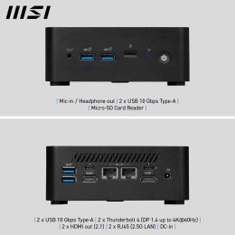 MSI Cubi NUC 1MG-014BEU Mini PC Czarny 100U Intel SoC