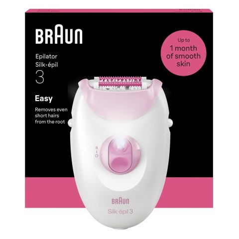 Braun Silk-épil 3 Silk-epil 3-000 20 pęset(y) Różowy