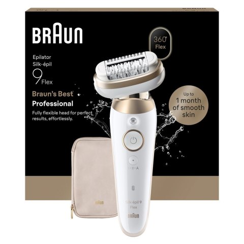 Braun Silk-épil 9 Silk·épil 9 Flex 40 pęset(y) Złoto, Biały
