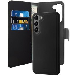 Puro Wallet Detachable Sam S23+ S916 2w1 czarne/black PUSGS23PBOOKC3BLK