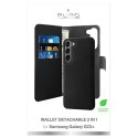 Puro Wallet Detachable Sam S23+ S916 2w1 czarne/black PUSGS23PBOOKC3BLK