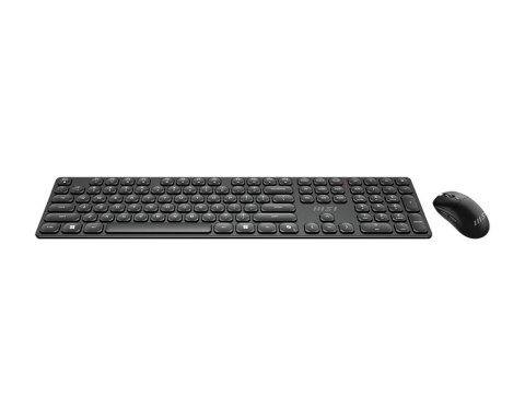 MSI FORGE K210 WIRELESS COMBO klawiatura Dołączona myszka Dom/Biuro USB Czarny
