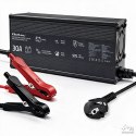 Qoltec Specjalistyczna ładowarka do akumulatora LiFePO4 12V | 30A | PF 0.9 | LED | Inteligentne ładowanie