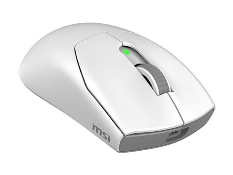 Mysz gamingowa MSI | FORGE GM340 WIRELESS | Bezprzewodowa | 2,4 GHz, Bluetooth, USB | Biała