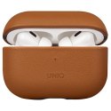 UNIQ etui Terra AirPods Pro 2 gen. Genuine Leather brązowy/toffee brown