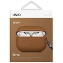 UNIQ etui Terra AirPods Pro 2 gen. Genuine Leather brązowy/toffee brown