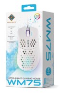 Deltaco Gaming GAM-108-W myszka Dla praworęcznych USB Typu-A Optyczny 6400 DPI