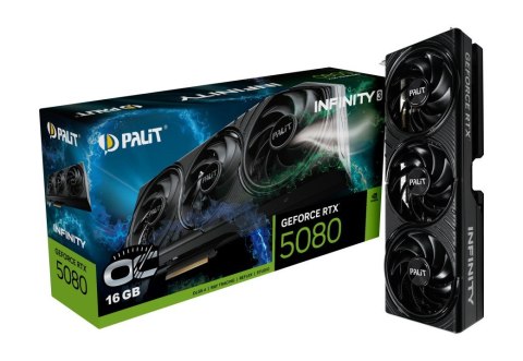 Palit GeForce RTX 5080 Infinity 3 OC NVIDIA 16 GB GDDR7