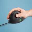 R-Go Tools Mysz ergonomiczna R-Go HE Break z oprogramowaniem do przerw, rozmiar small (długość dłoni poniżej 165 mm), dla prawor