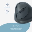 R-Go Tools Mysz pionowa R-Go HE Basic, mysz ergonomiczna, rozmiar medium (długość dłoni 165-185 mm), dla leworęcznych, Bluetooth