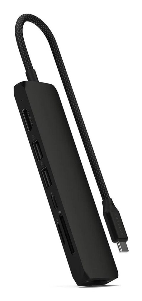 Satechi ST-P7SK huby i koncentratory USB Type-C 10000 Mbit/s Czarny