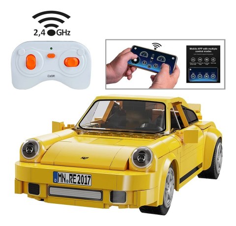 Jamara CaDA RUF CTR 2017 Yellowbird zdalnie sterowany model Samochód Silnik elektryczny 1:20