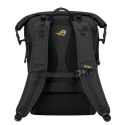 ASUS ROG SLASH Backpack Edition 20 plecak Plecak rolowany Czarny Poliester, Skóra woskowana (Pull Up)