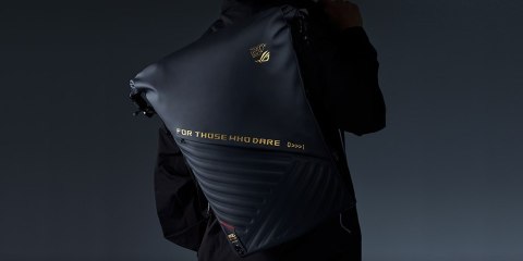 ASUS ROG SLASH Backpack Edition 20 plecak Plecak rolowany Czarny Poliester, Skóra woskowana (Pull Up)