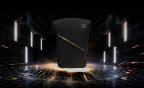 ASUS ROG SLASH Backpack Edition 20 plecak Plecak rolowany Czarny Poliester, Skóra woskowana (Pull Up)