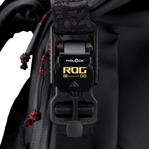 ASUS ROG SLASH Backpack Edition 20 plecak Plecak rolowany Czarny Poliester, Skóra woskowana (Pull Up)