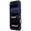 Etui BMW M Blue Perfo Metal Logo MagSafe do iPhone 18 Pro / 17 Pro niebieski