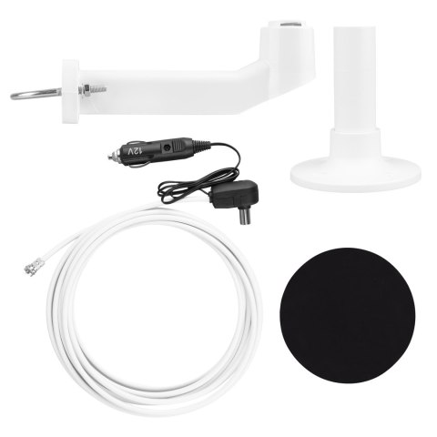 MACLEAN ANTENA WIELOKIERUNKOWADVB-T/T2 HEVC, AKTYWNA, CAMPER, 12V MCTV-103
