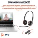Poly Blackwire 3220 Stereo USB-C Headset +USB-C/A Adapter (Bulk)