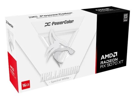 Karta graf. PowerColor Hellhound RX9070XT S WH 16GB