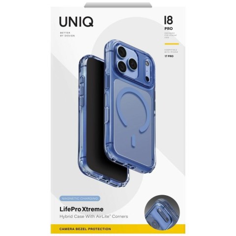 Etui UNIQ LifePro Xtreme do iPhone 18 Pro / 17 Pro Magclick Charging niebieski