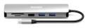 Port Designs 900164 stacja dokująca Przewodowa USB 3.2 Gen 1 (3.1 Gen 1) Type-C Stal nierdzewna