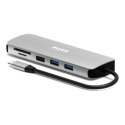 Port Designs 900164 stacja dokująca Przewodowa USB 3.2 Gen 1 (3.1 Gen 1) Type-C Stal nierdzewna