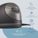 R-Go Tools Mysz ergonomiczna R-Go HE Break z oprogramowaniem do przerw, rozmiar small (długość dłoni poniżej 165 mm), dla prawor