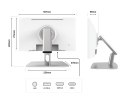 Monitor JAPANNEXT 54,6cm JN-IPS2152FHDR-C65W-FLD-T HDMI/DP Touch FHD