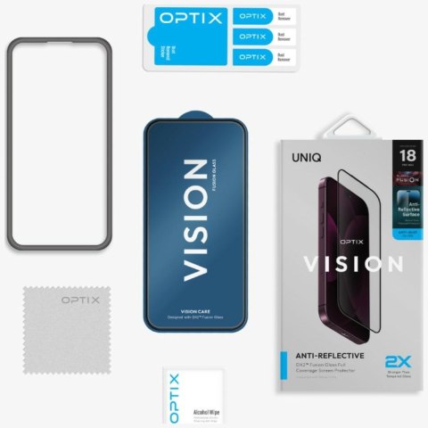 Szkło hartowane UNIQ Optix Vision AR Clear DX2 do iPhone 18 Pro Max