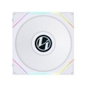 Wentylator Lian Li LULI-130 UNI FAN TL LCD Wireless Fan, ARGB, PWM - Reverse Blade, 140mm, biały