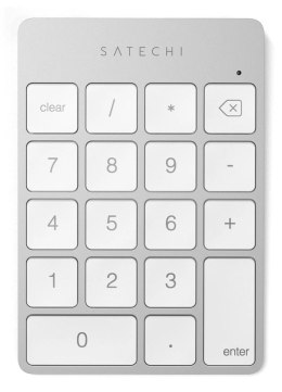 Satechi ALUMINUM RECHARGEABLE BT KEYPAD SILV. GR Numeryczna Bluetooth Srebrny