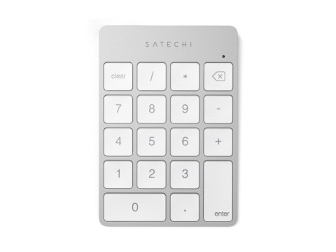 Satechi ALUMINUM RECHARGEABLE BT KEYPAD SILV. GR Numeryczna Bluetooth Srebrny
