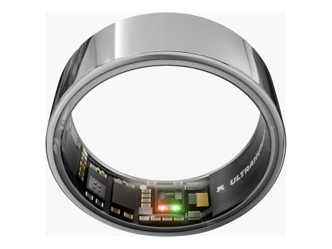 Ultrahuman | Ring Air | Space Silver | Rozmiar 12 | Inteligentny pierścień