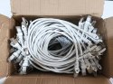 Kabel krosowy Equip Cat6 60szt S/FTP 2xRJ45 0,50m biały LSZH