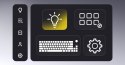HATOR Skyfall Pro Wireless 65 klawiatura Gaming USB + RF Wireless + Bluetooth QWERTY US English Czarny, Szary
