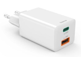 Hama 00201993 ładowarka do urządzeń przenośnych Telefon komórkowy, Laptop, Smartfon, Tablet Biały Prąd przemienny Szybkie ładowa
