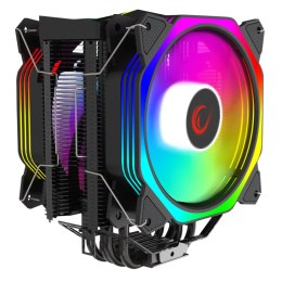 RAMPAGE CHŁODZENIE PROCESORA OCTAGON C60 LGA 1700/AM5 1800RPM 2 WENTYLATORY 120MM ARGB