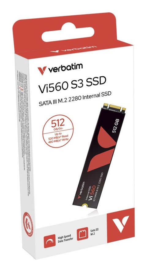 Verbatim Vi560 S3 M.2 512 GB Serial ATA III 3D NAND