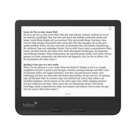 Tolino vision kolorowy czytnik e-booków