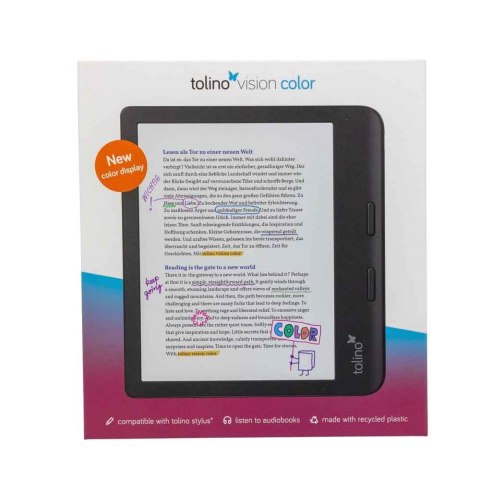 Tolino vision kolorowy czytnik e-booków