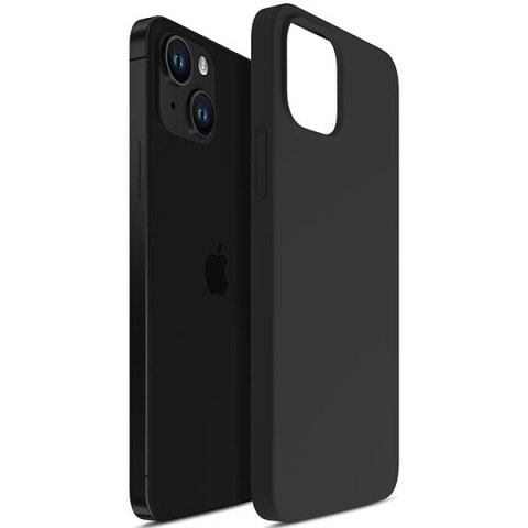 3MK Silicone Case iPhone 13 6,1" czarny/black